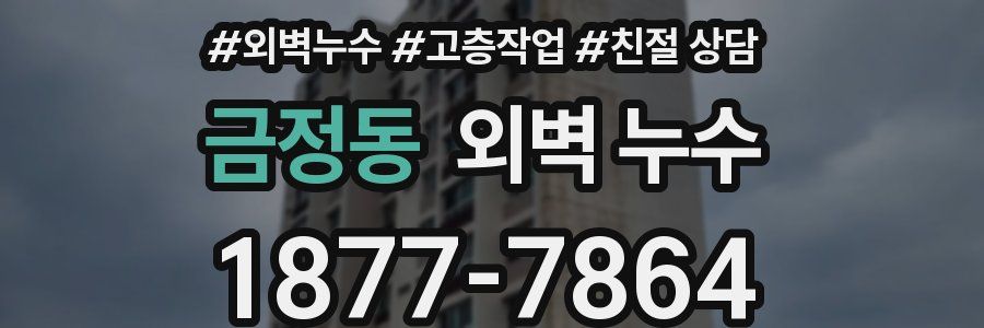 금정동 외벽 누수