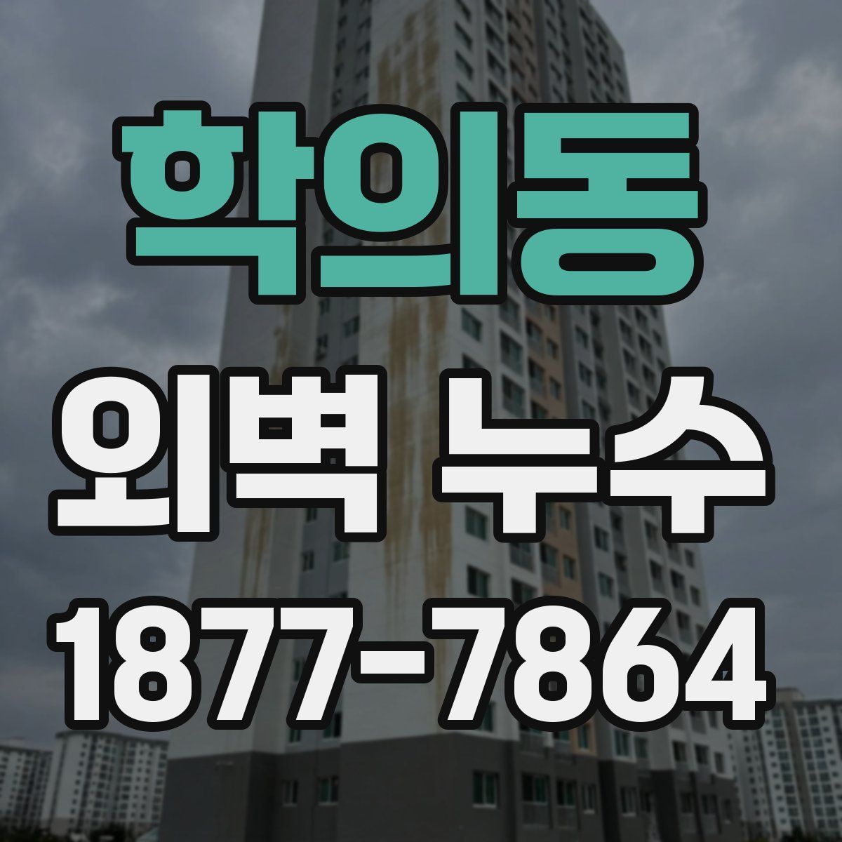 학의동 외벽 누수