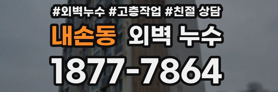 내손동 외벽 누수