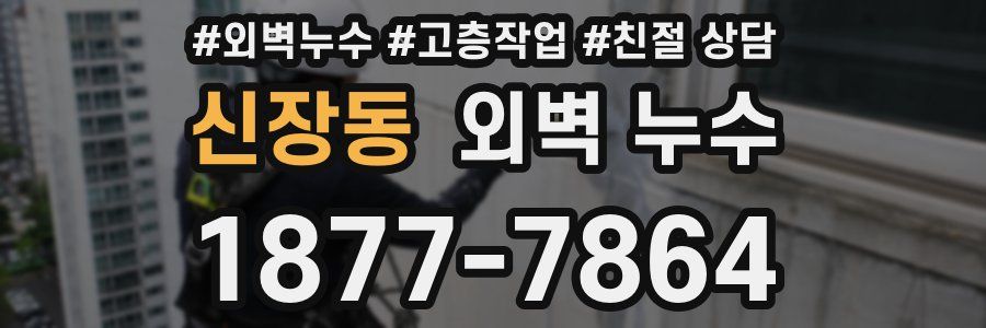 신장동 외벽 누수
