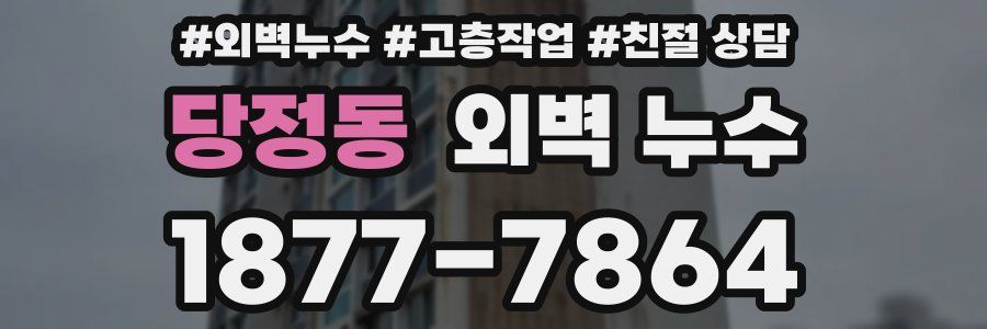 당정동 외벽 누수