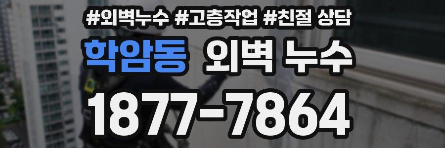 학암동 외벽 누수