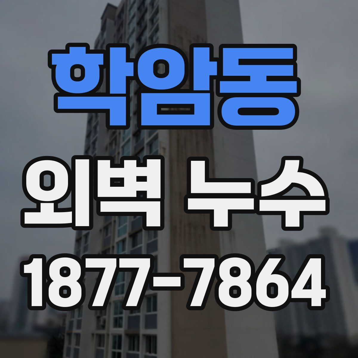 학암동 외벽 누수