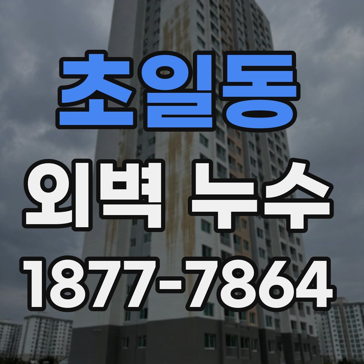초일동 외벽 누수