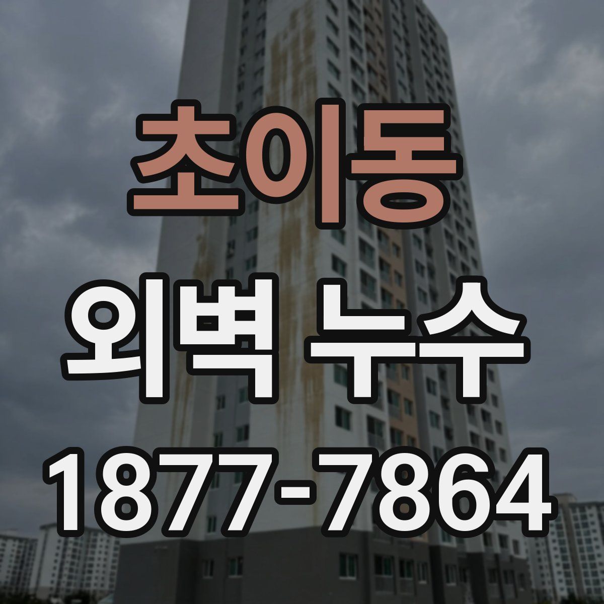 초이동 외벽 누수