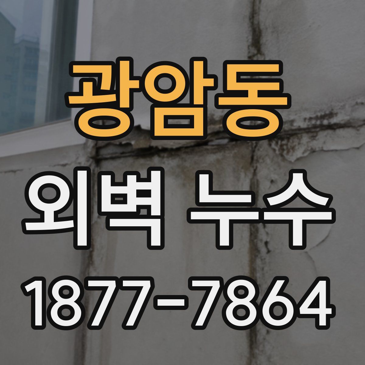 광암동 외벽 누수