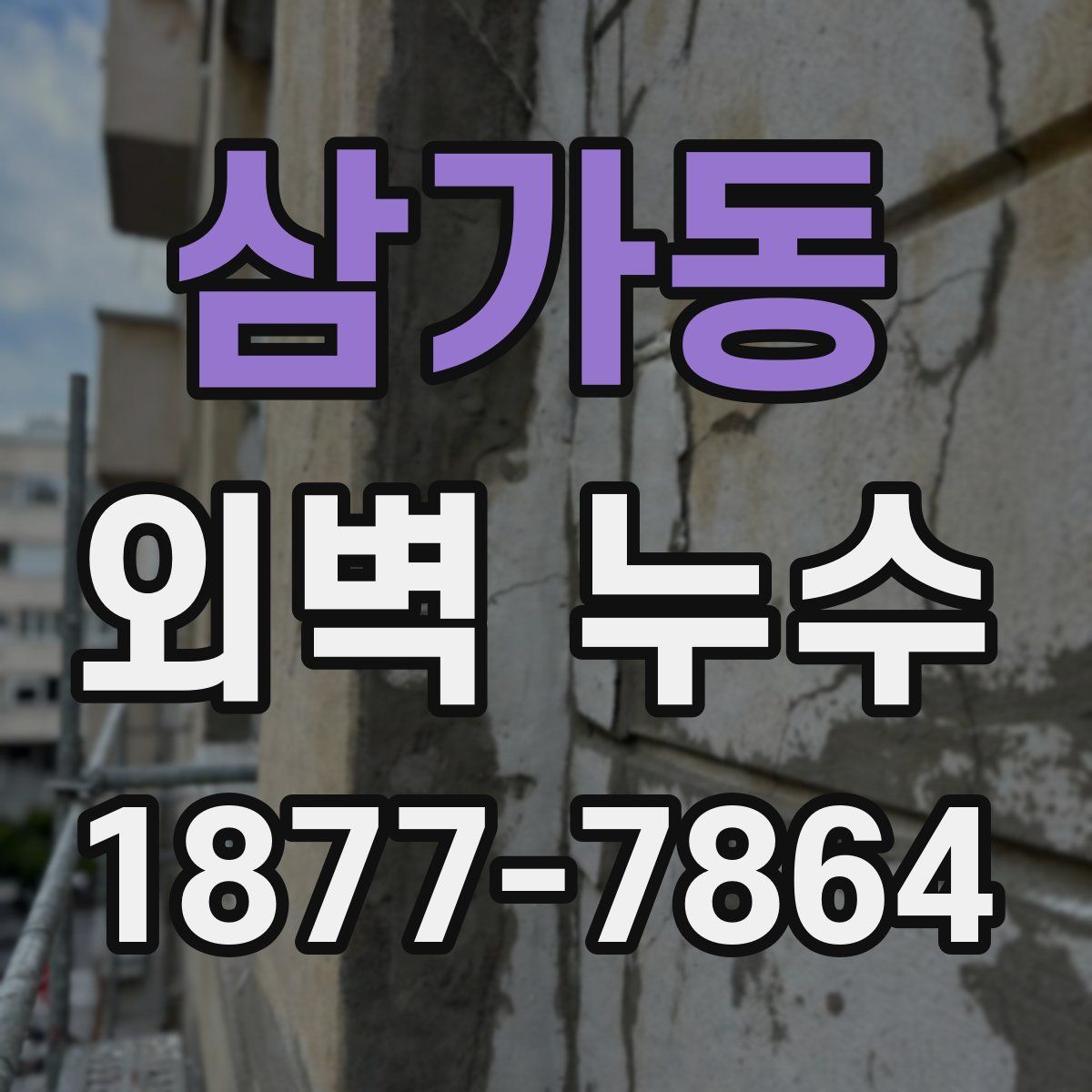 삼가동 외벽 누수