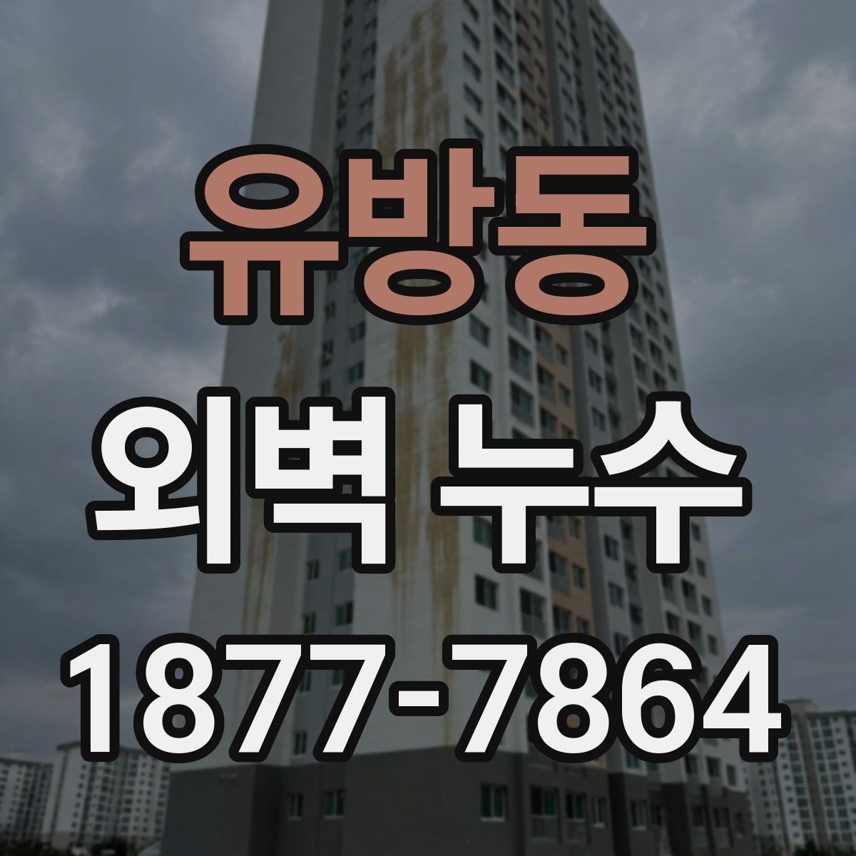 유방동 외벽 누수 보수 일정 잡기 전 알아둘 점