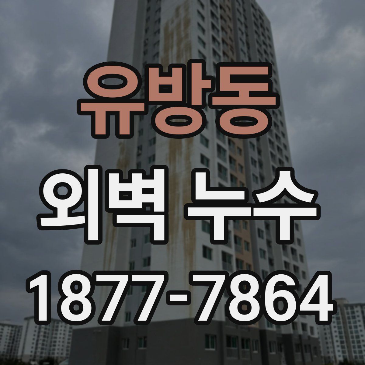 유방동 외벽 누수