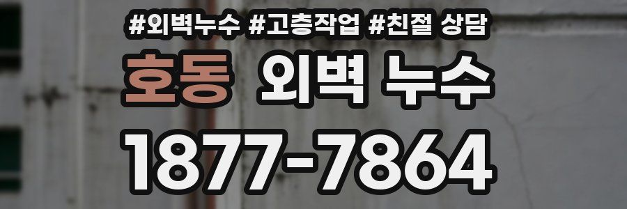 호동 외벽 누수
