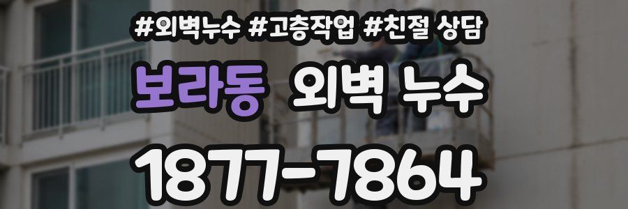 보라동 외벽 누수