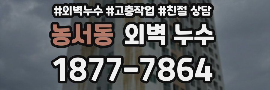 농서동 외벽 누수