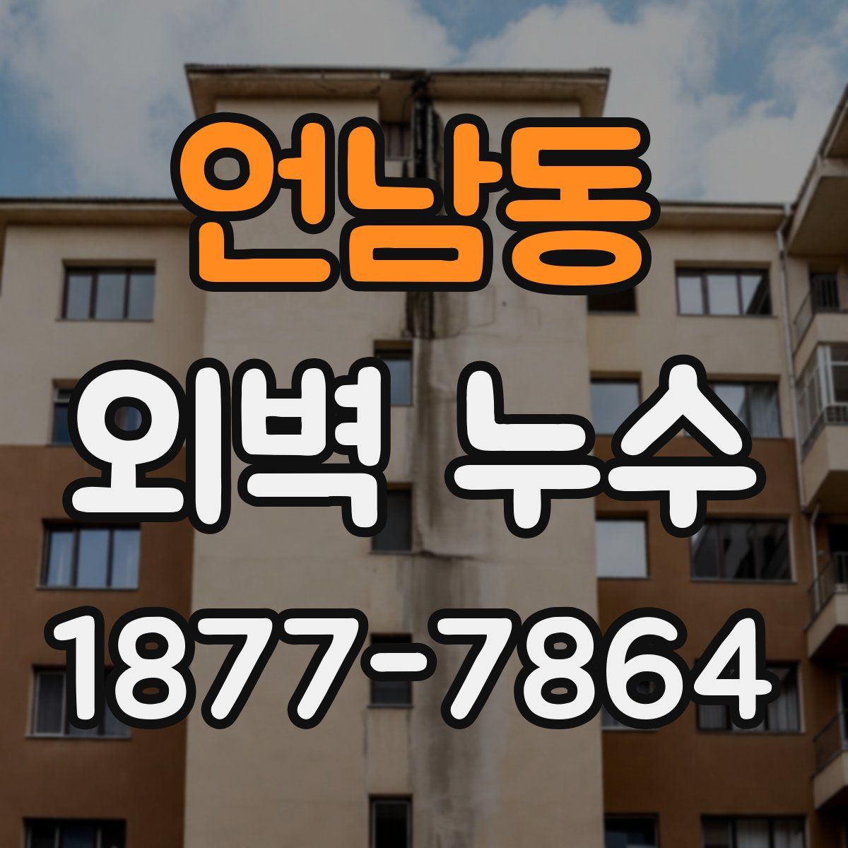 언남동 외벽 누수