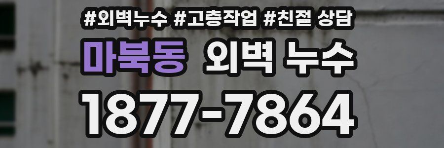 마북동 외벽 누수