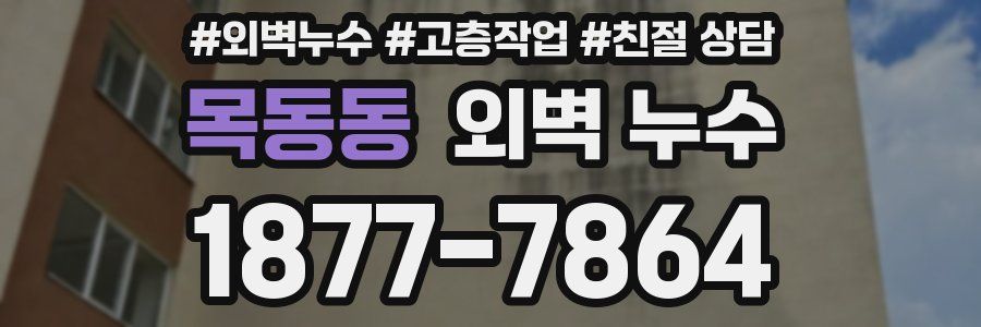 목동동 외벽 누수