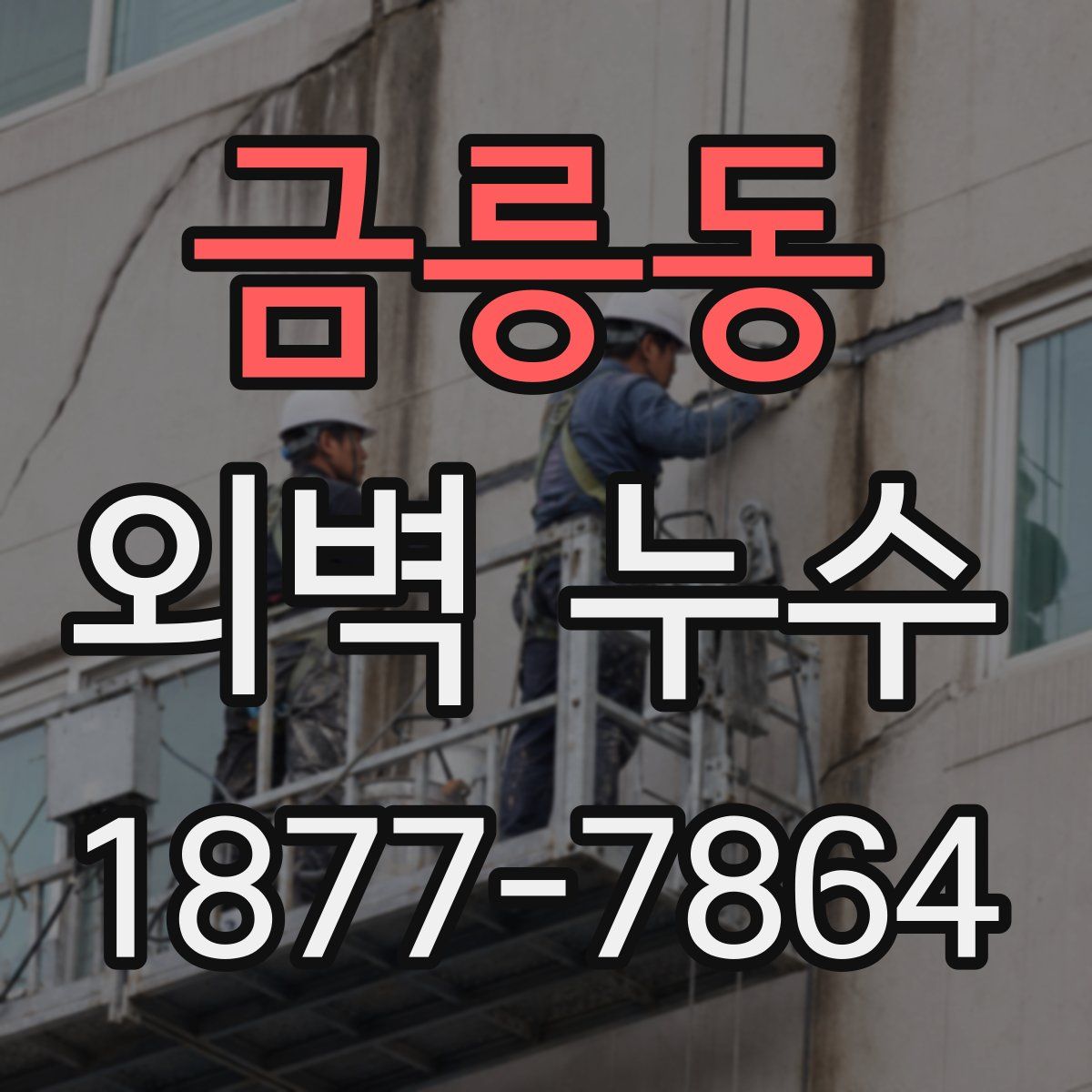 금릉동 외벽 누수
