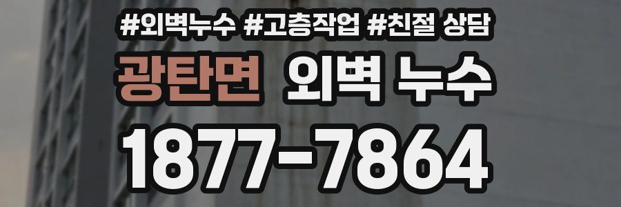 광탄면 외벽 누수