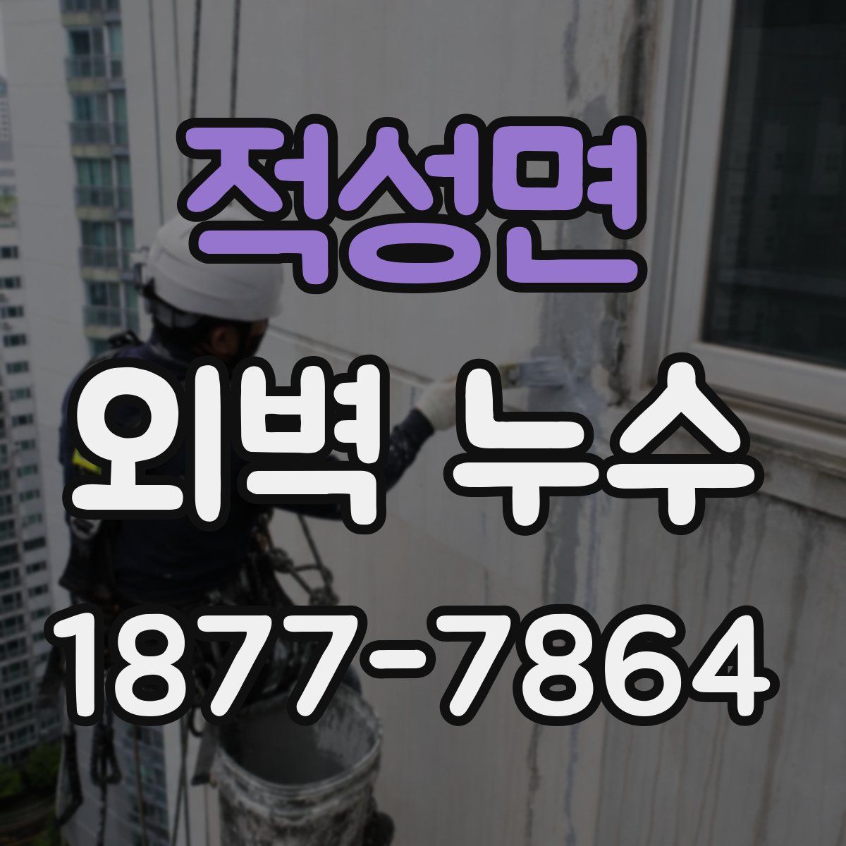 적성면 외벽 누수