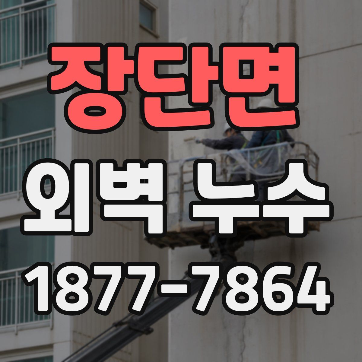 장단면 외벽 누수