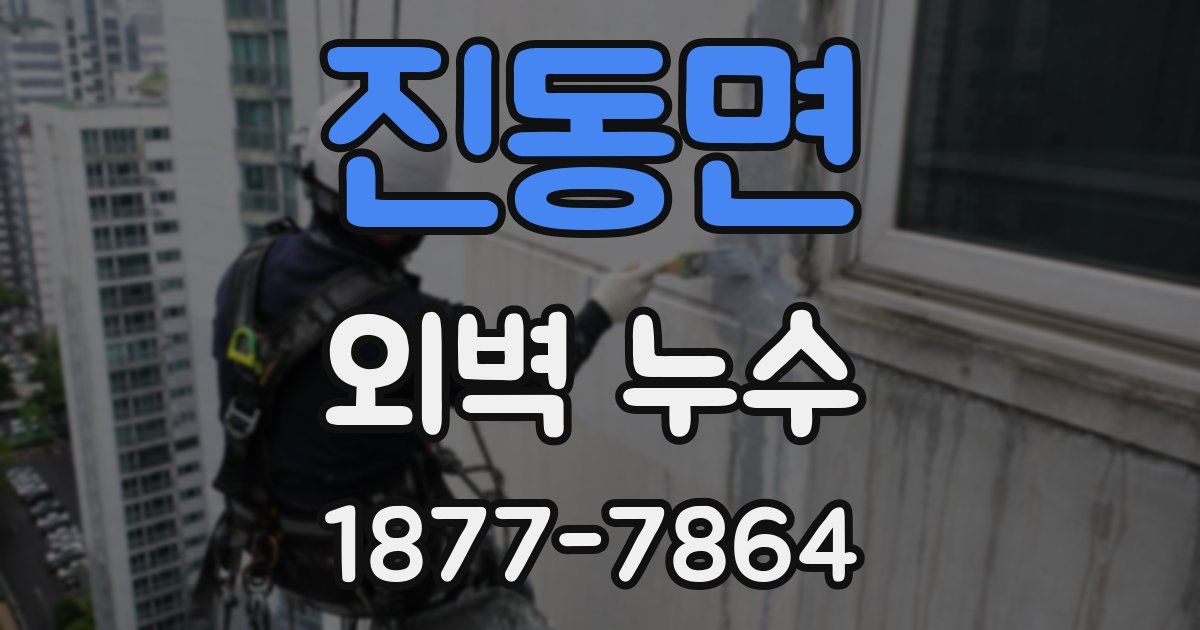 진동면 외벽 누수