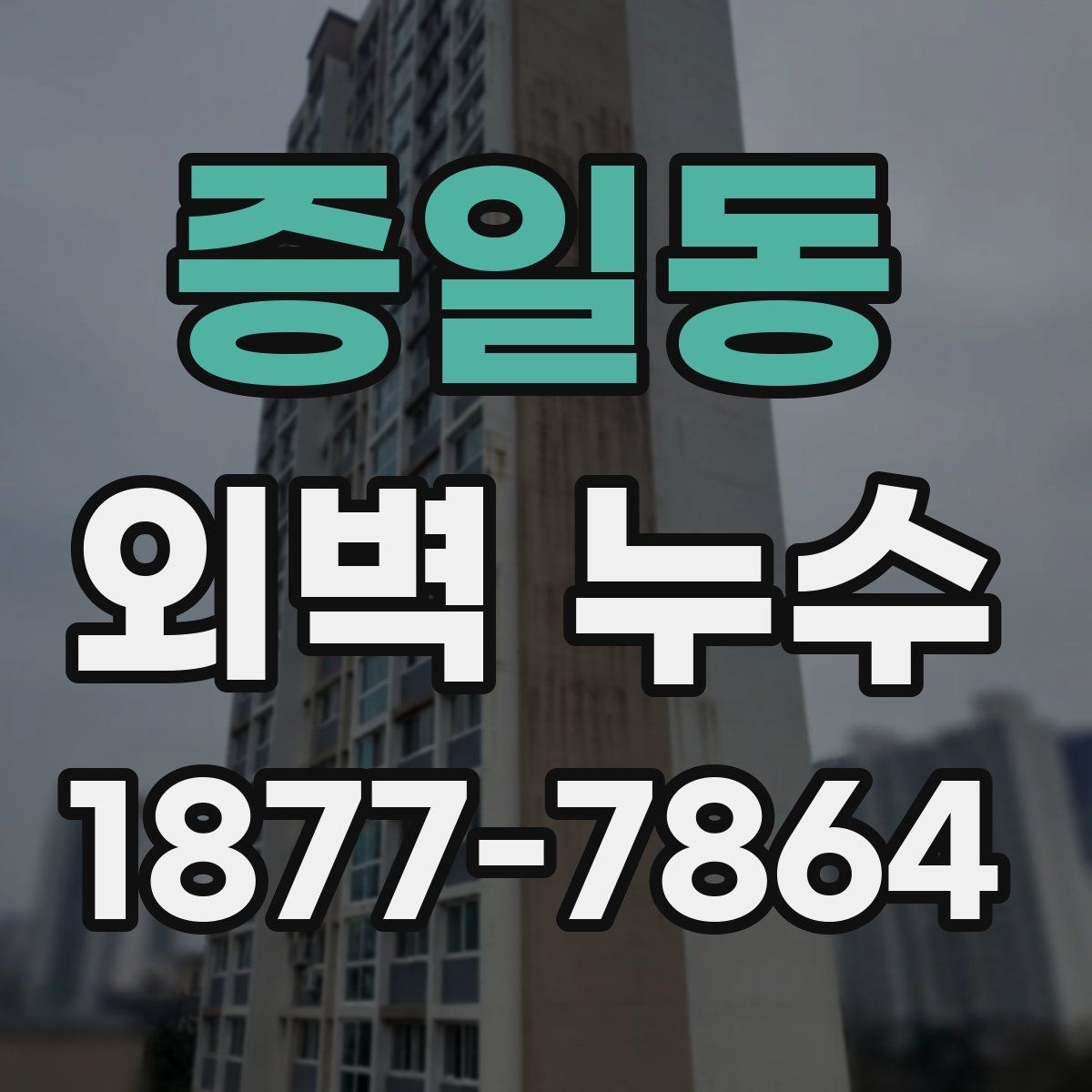 증일동 외벽 누수