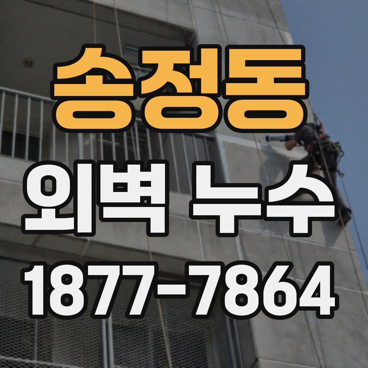 송정동 외벽 누수