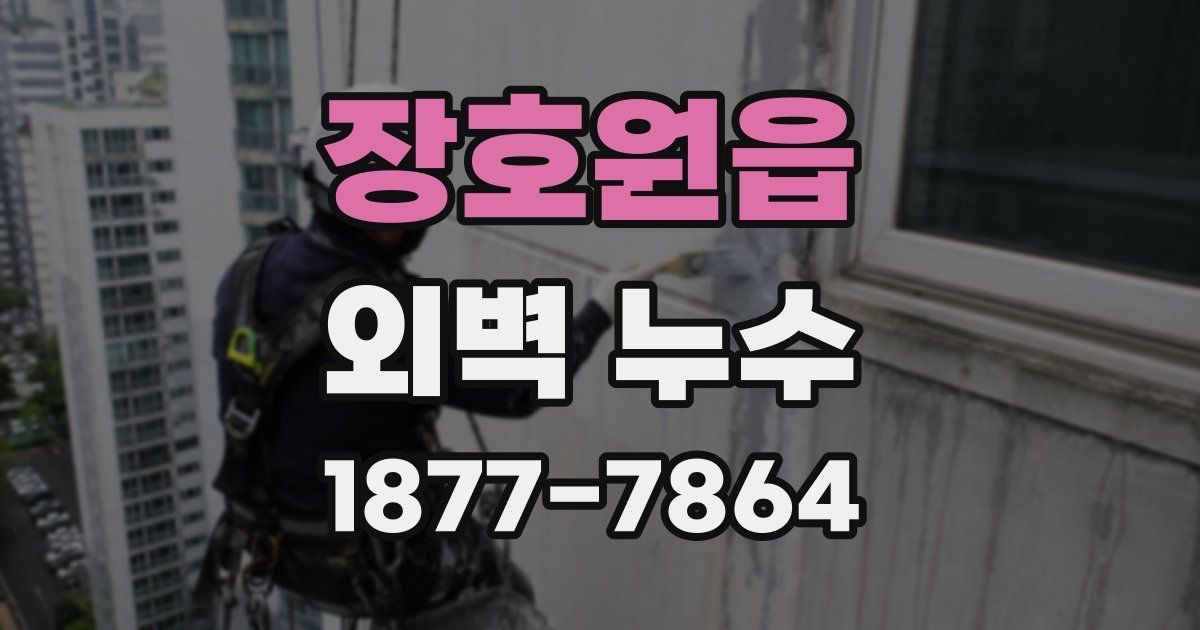 장호원읍 외벽 누수