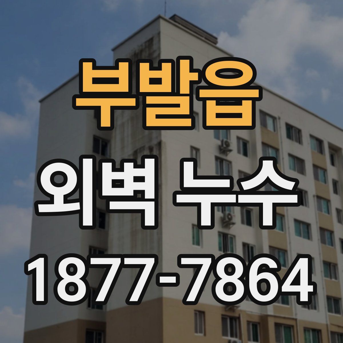 부발읍 외벽 누수