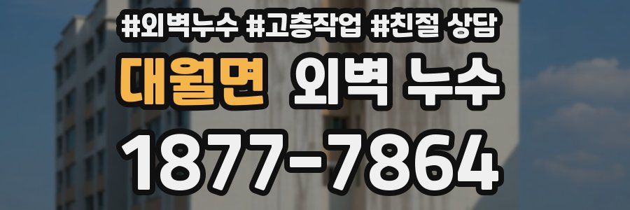 대월면 외벽 누수