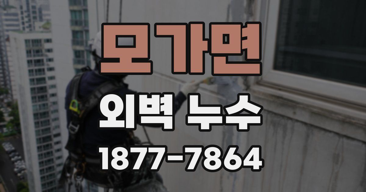 모가면 외벽 누수