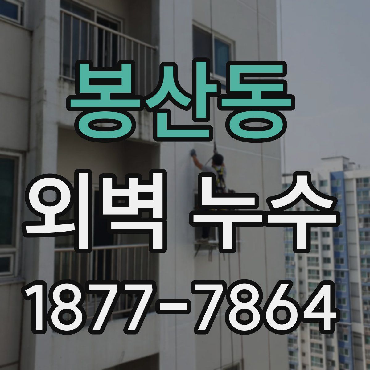봉산동 외벽 누수