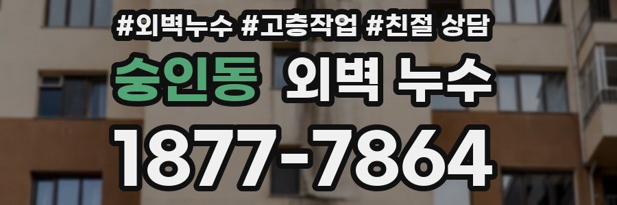 숭인동 외벽 누수