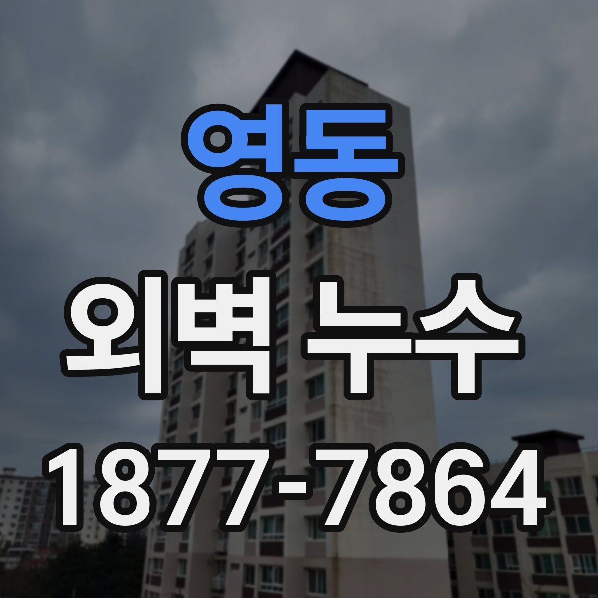 영동 외벽 누수