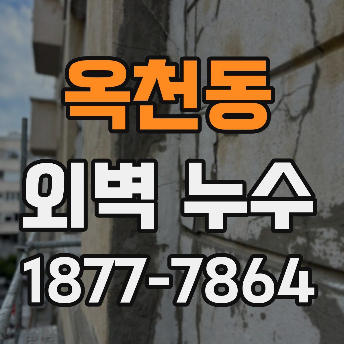 옥천동 외벽 누수