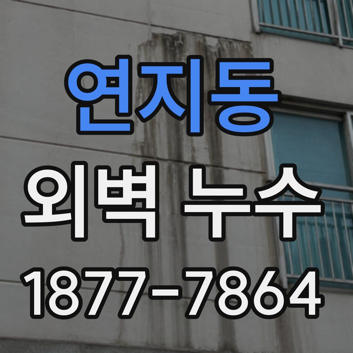 연지동 외벽 누수