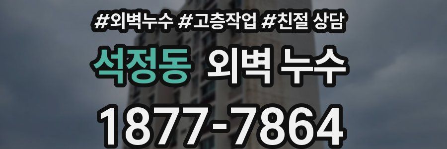 석정동 외벽 누수
