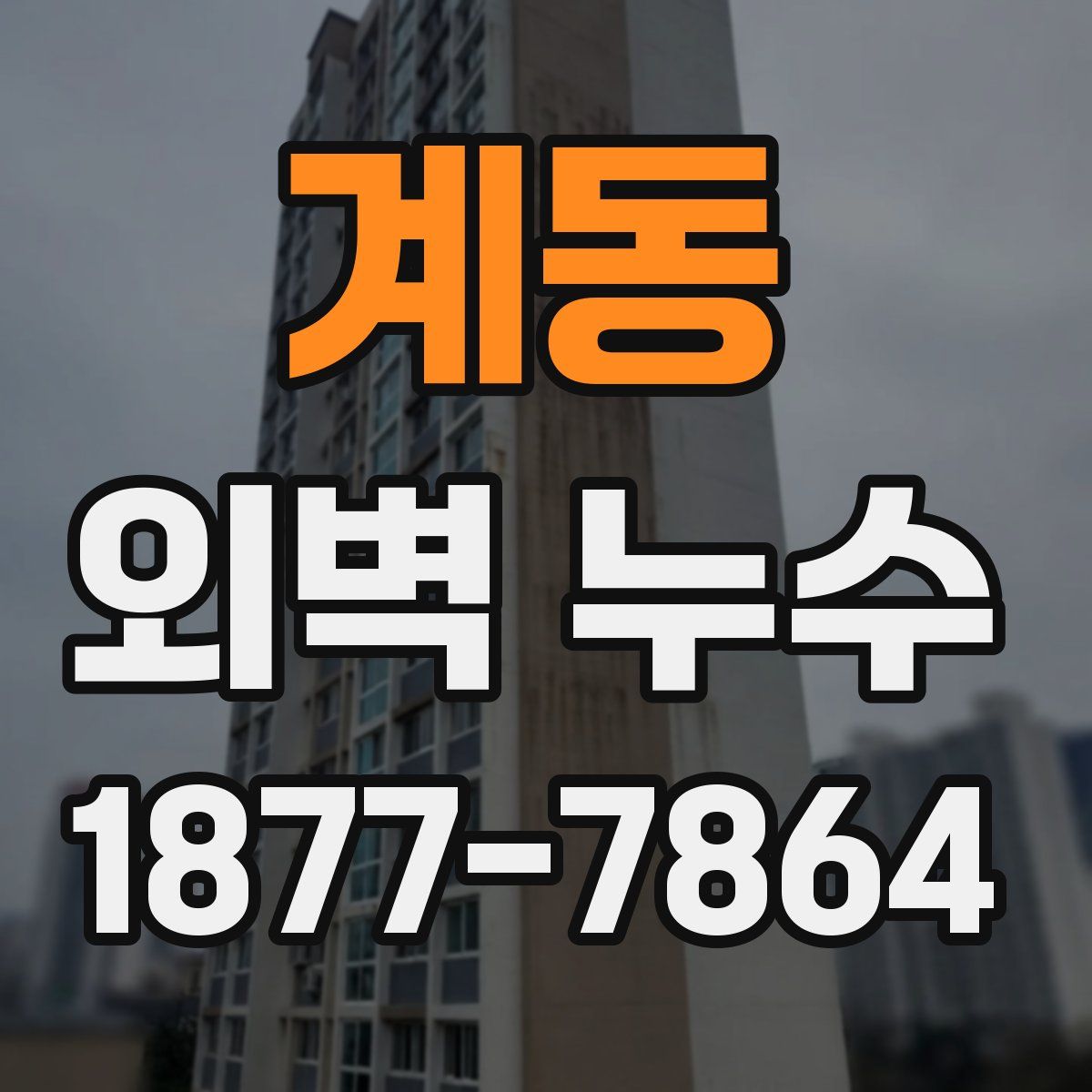 계동 외벽 누수