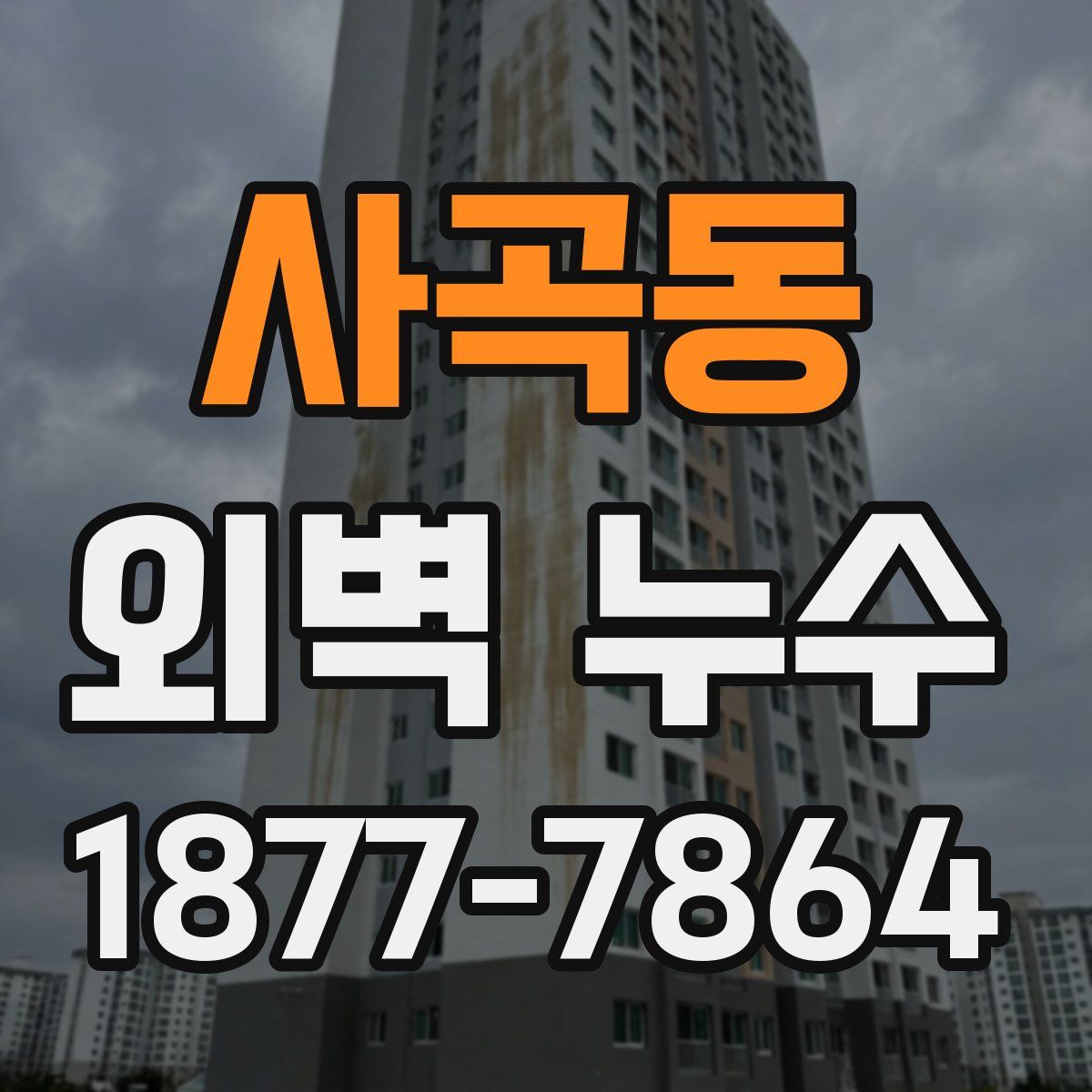 사곡동 외벽 누수