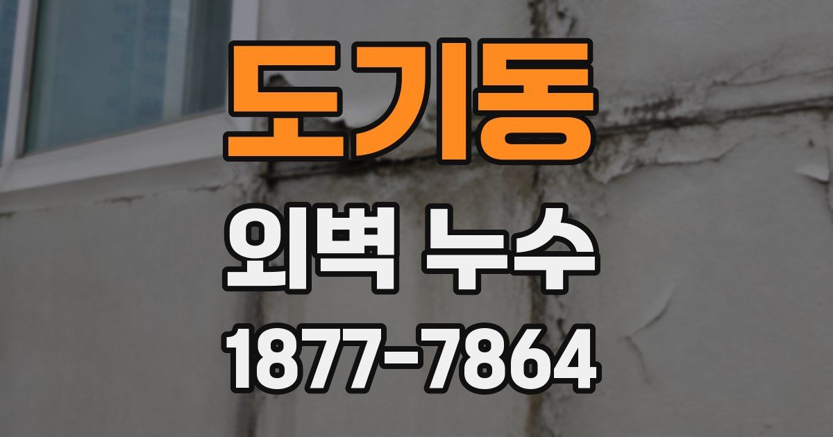 도기동 외벽 누수