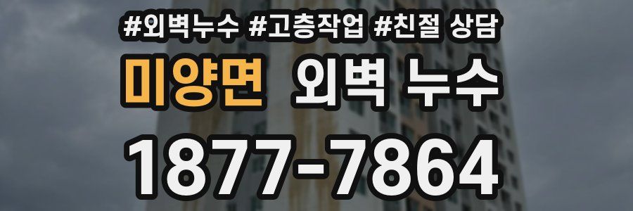 미양면 외벽 누수