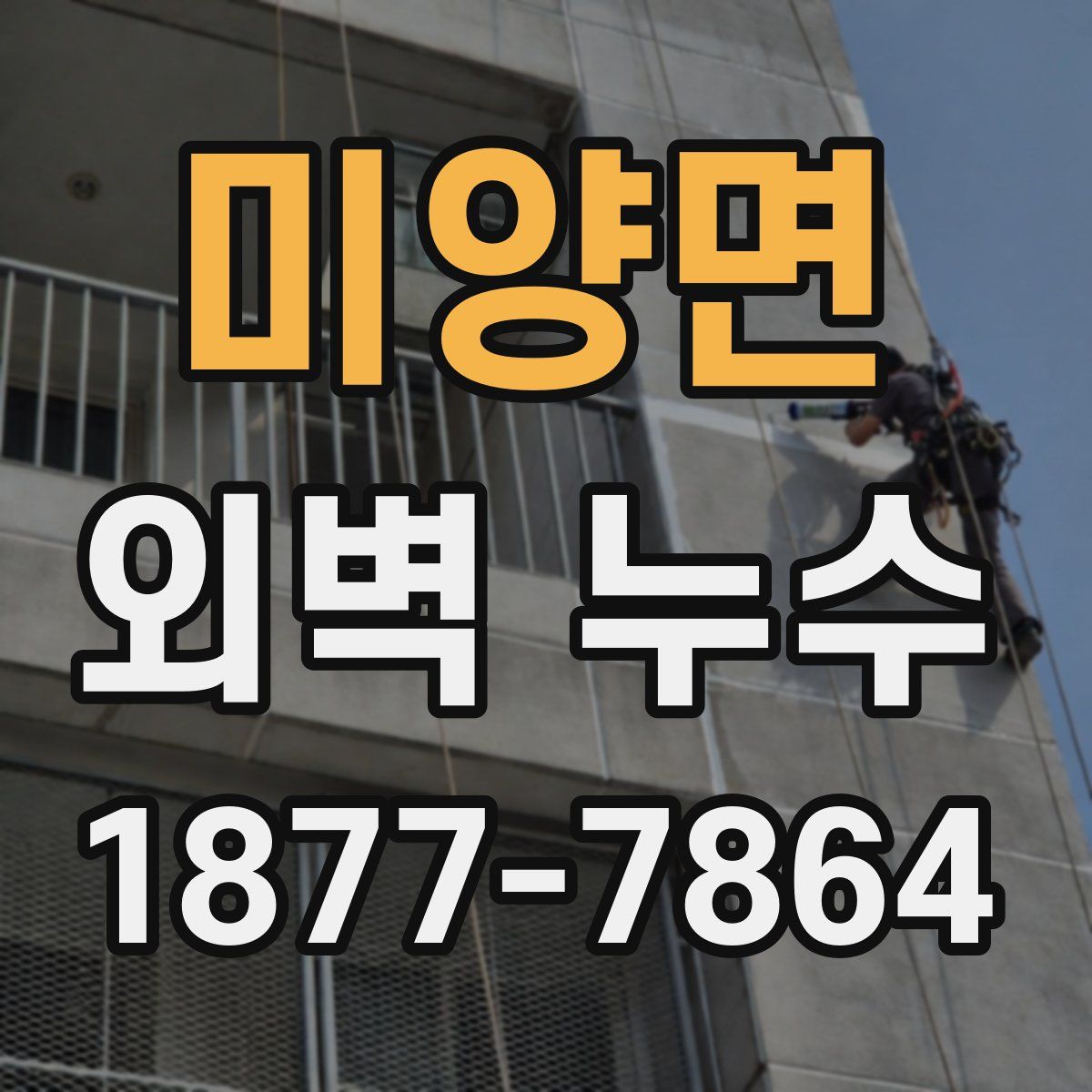 미양면 외벽 누수