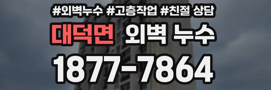 대덕면 외벽 누수
