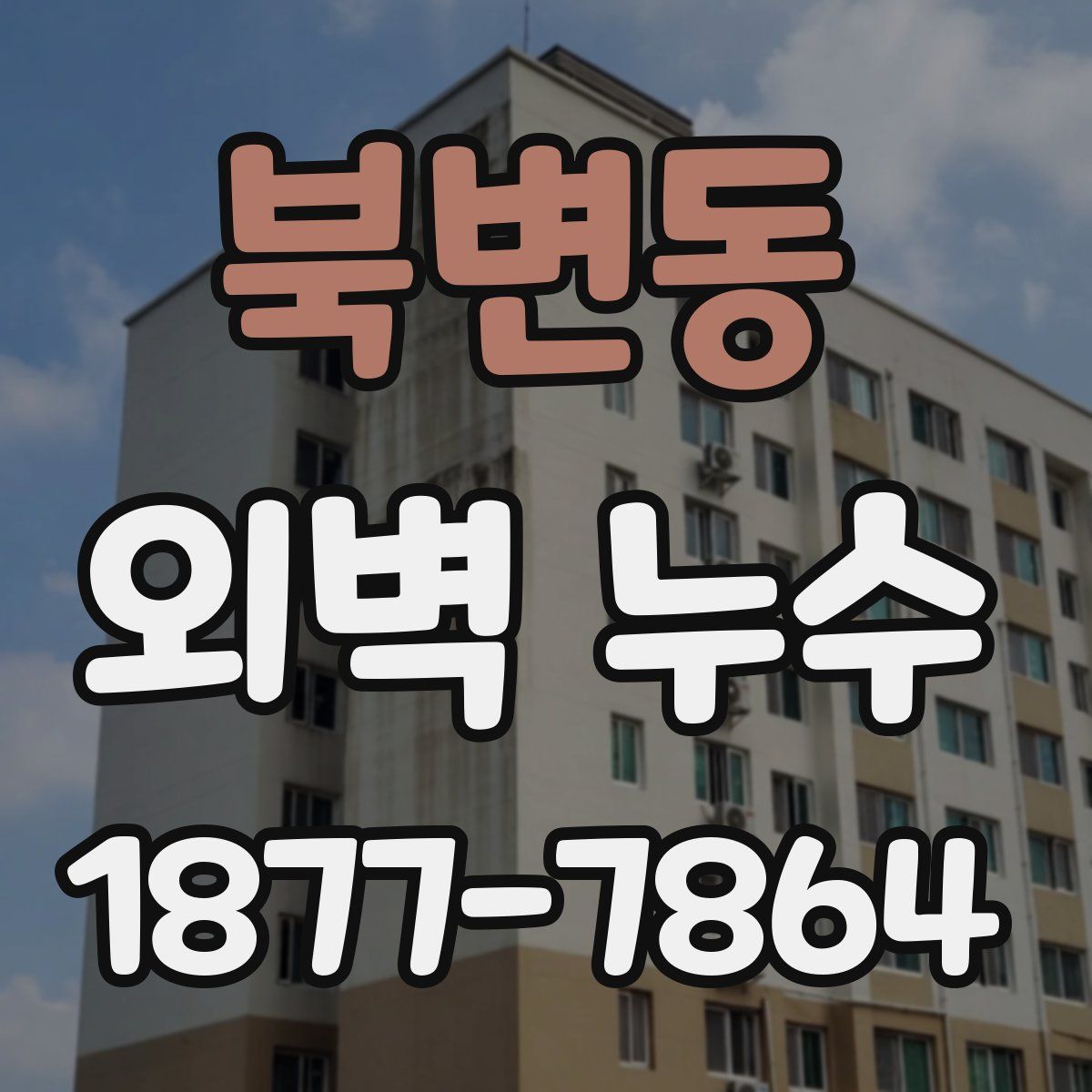 북변동 외벽 누수