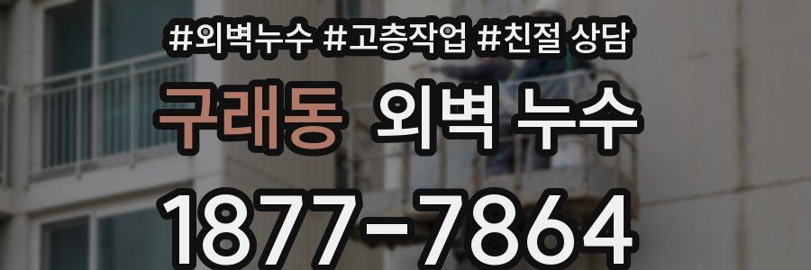 구래동 외벽 누수