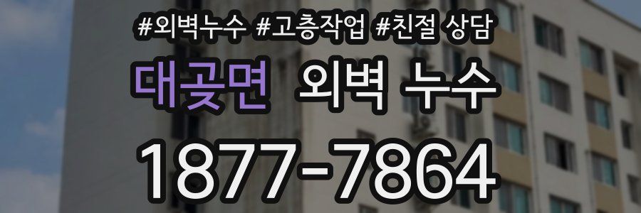 대곶면 외벽 누수
