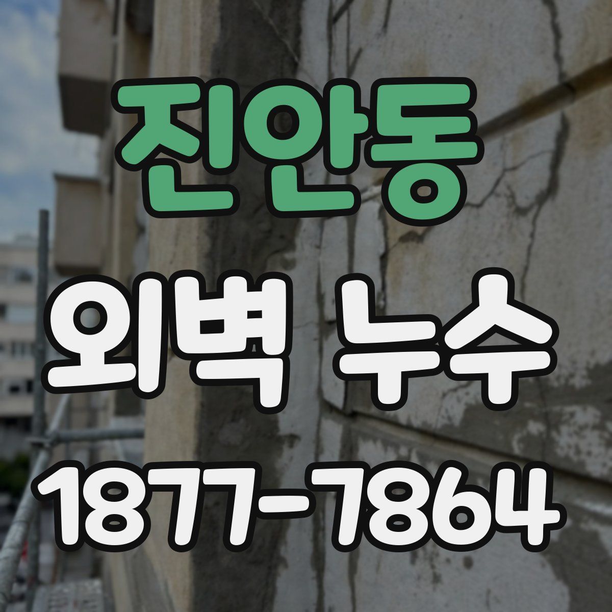 진안동 외벽 누수
