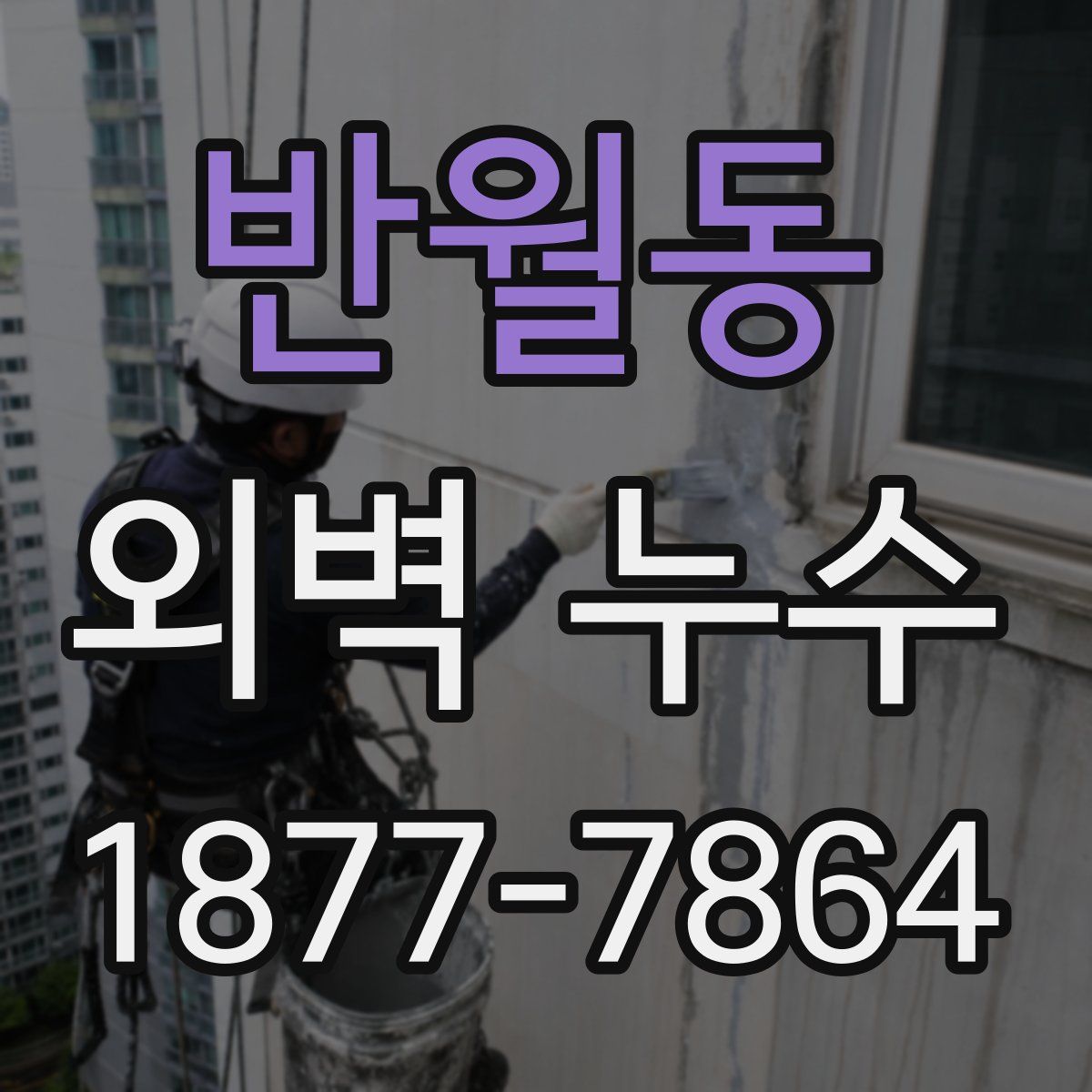 반월동 외벽 누수