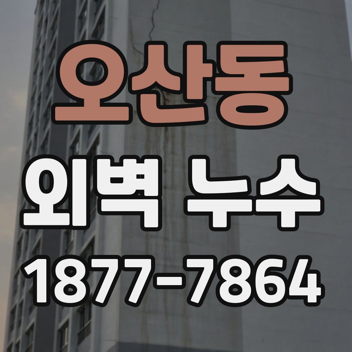 오산동 외벽 누수