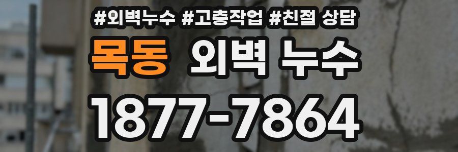 목동 외벽 누수