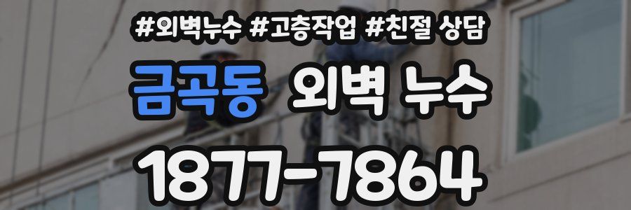 금곡동 외벽 누수
